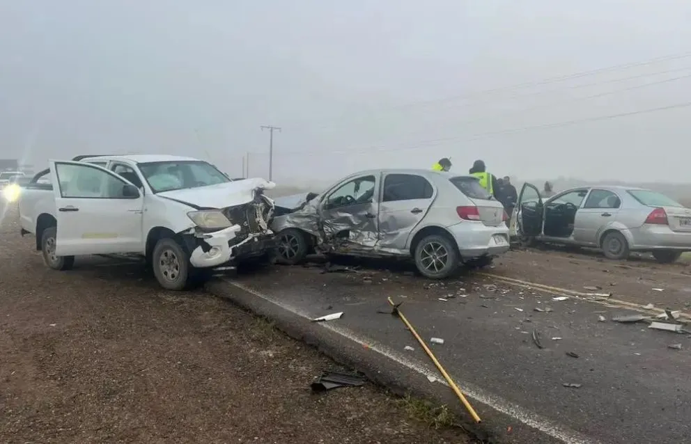 En el kilómetro 265 de la Ruta 250, en cercanías de Luis Beltrán.