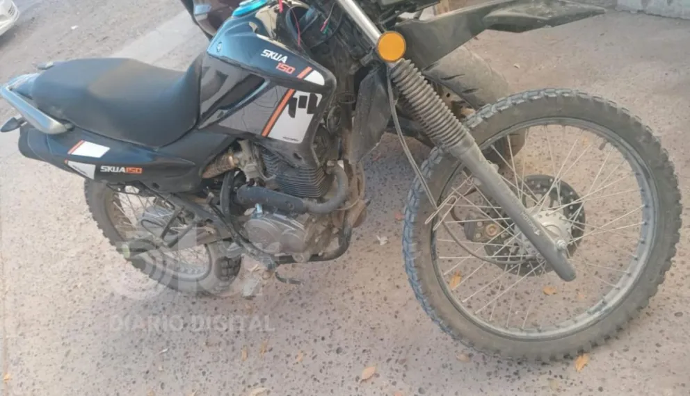 La Motomel Skua fue robada en avenida Mitre, entre Brown y Los Gauchos. 