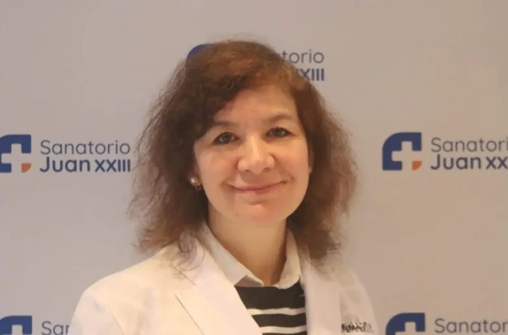 La médica especialista en cardiología, Maria Cecilia Cortés, repasó los principales riesgos del vapeo. Foto: (Tania Domenicucci - ANRoca)