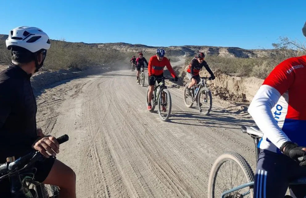El fin de semana se hizo el reconocimiento del circuito para los deportistas inscriptos. (Foto gentileza)
