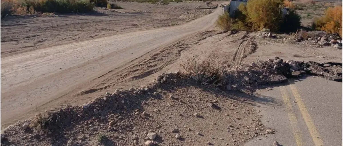 La Ruta nacional 23 atraviesa la Línea Sur. Faltan 34 kilómetros de asfalto, lo que deja poblaciones aisladas. Foto (Gobierno Río Negro).