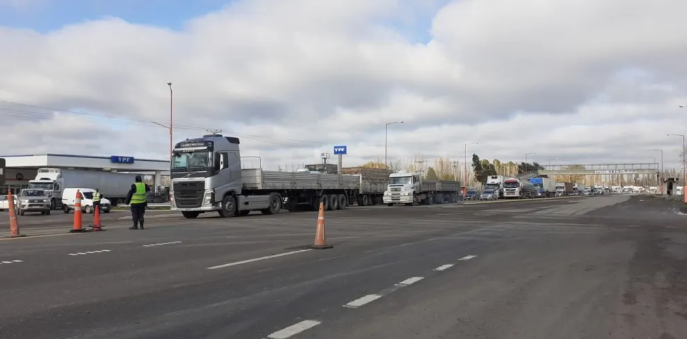 El control se realizó en horas de la tarde de ayer frente al destacamento de Caminera (foto archivo).