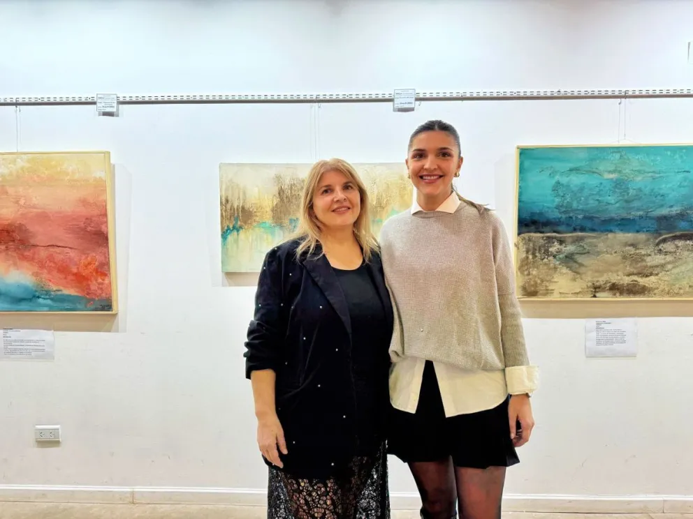 Dialogamos con ellas sobre su vínculo con la pintura y las particularidades que hacen única a cada obra. (Fotos: Celeste Cerezuela - LCR)