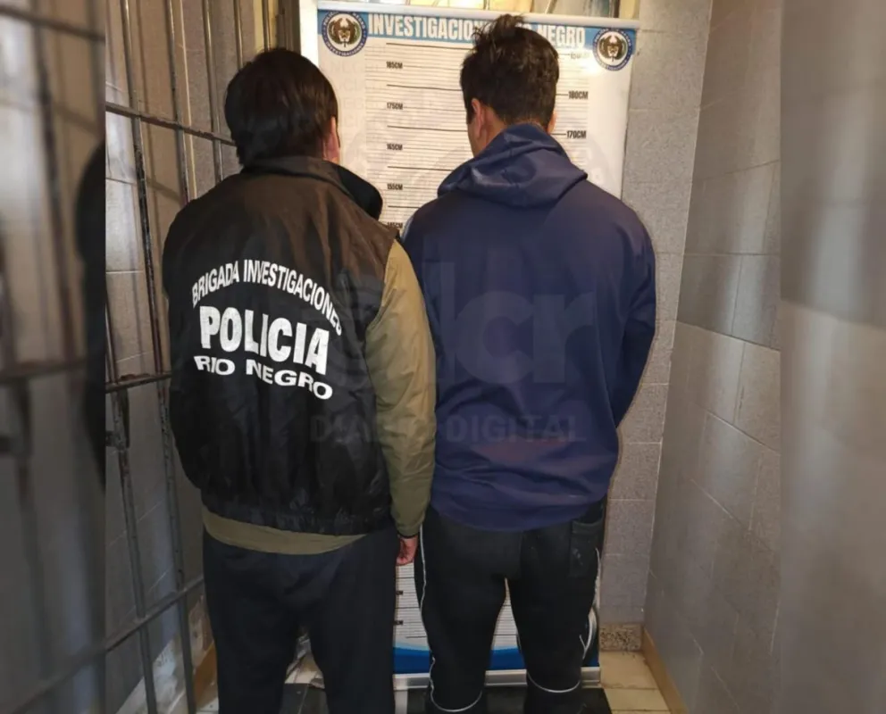El hecho de violencia sucedió el sábado y la detención se concretó ayer luego de un allanamiento (Foto gentileza Policía RN)