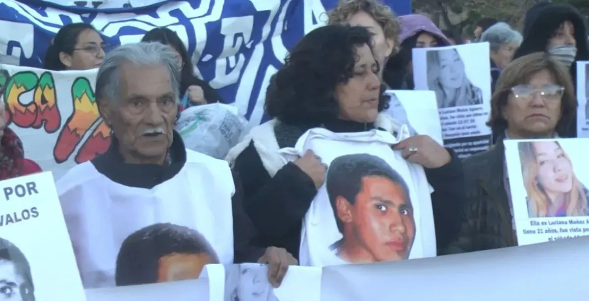 Asunci&oacute;n, Mercedes junto a la familia de Luciana Mu&ntilde;oz. | Foto canal 10