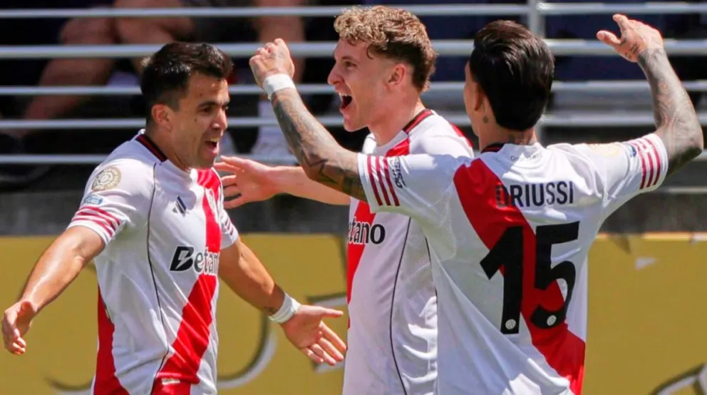 Debut de River en el Mundial de Clubes. 
