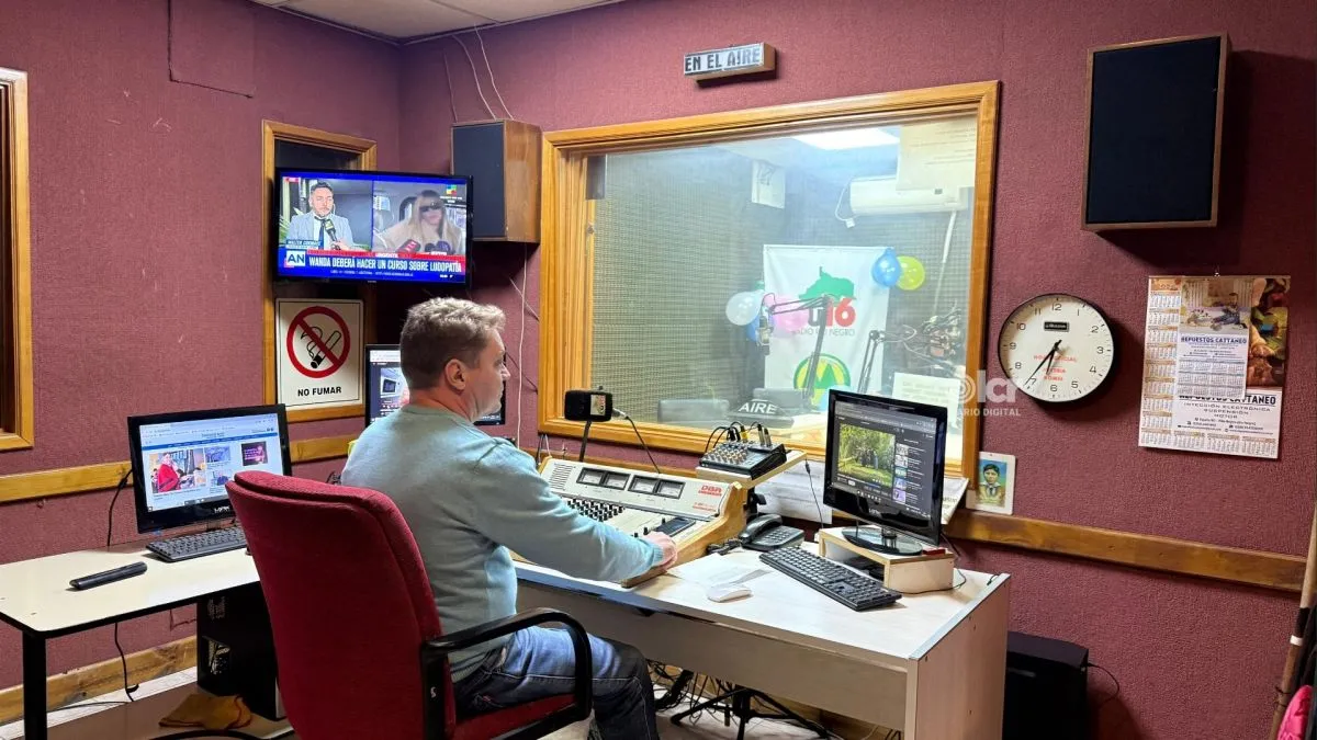 Rub&eacute;n Fagotti, miembro de la cooperativa. (Foto: Celeste Cerezuela)