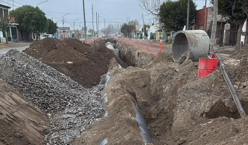 El entubado avanza dentro del cronograma establecido para la obra. (Fotos gentileza)