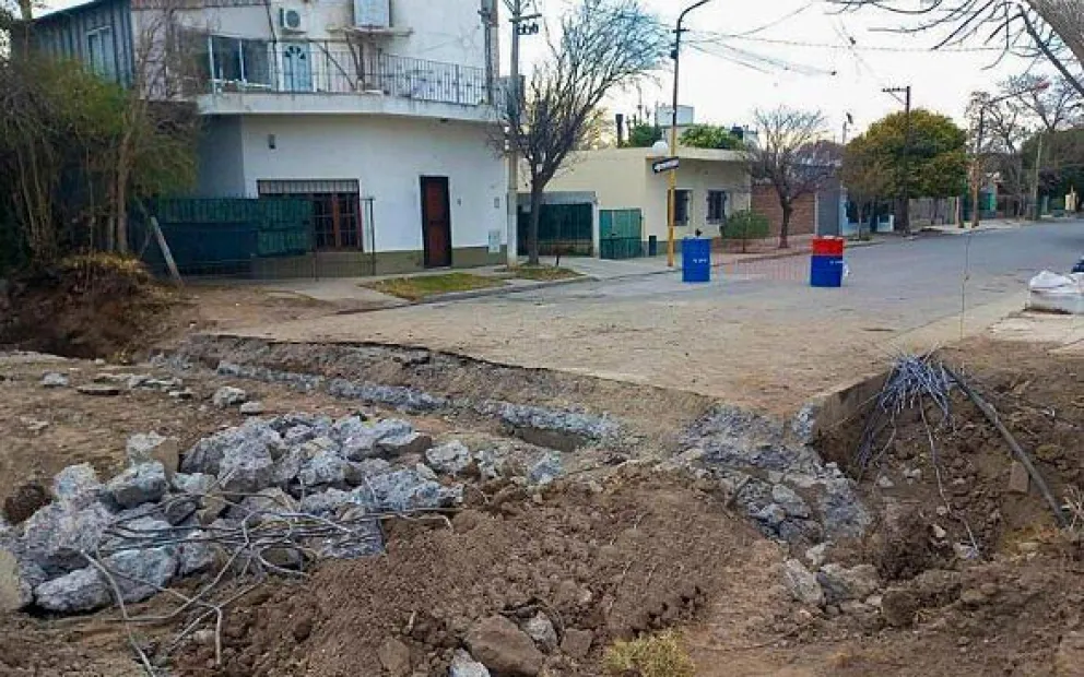 La obra demandará un mes aproximadamente (foto Municipio VR).