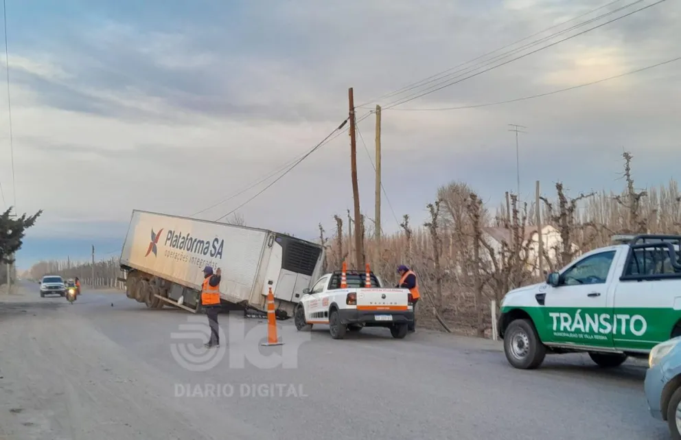 El hecho ocurrió en calle Gaspari (Km. Kaulum) alrededor de las 8. Se solicita transitar con precaución. 