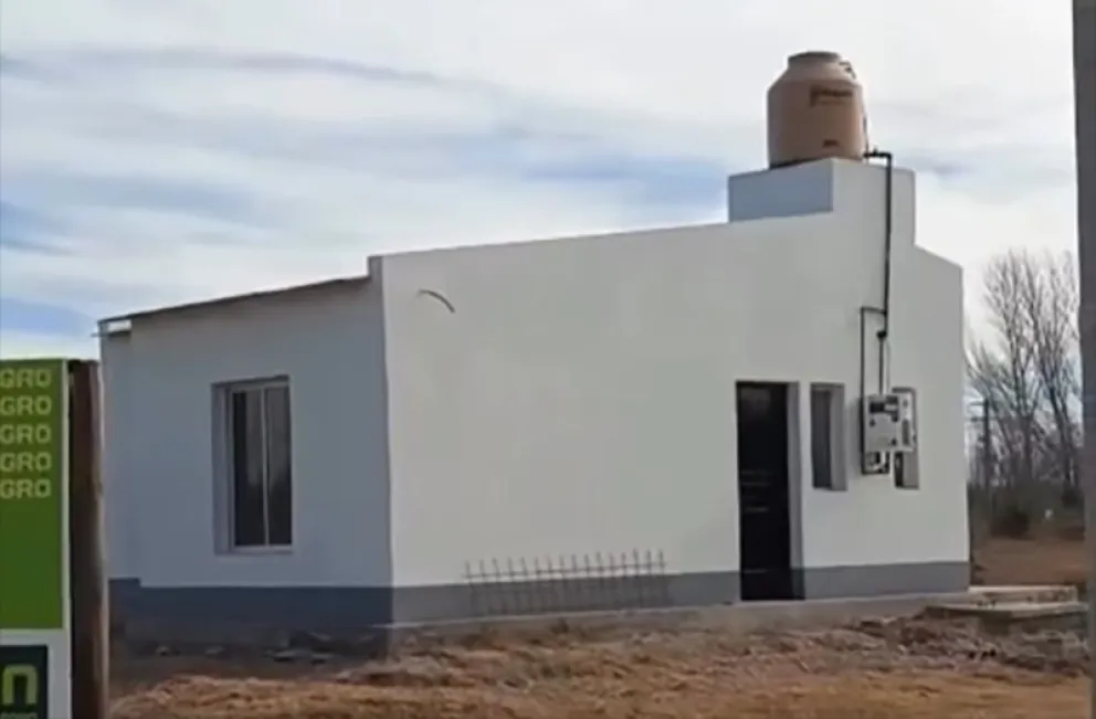 Las viviendas ya están en la etapa final de construcción. (Foto gentileza)