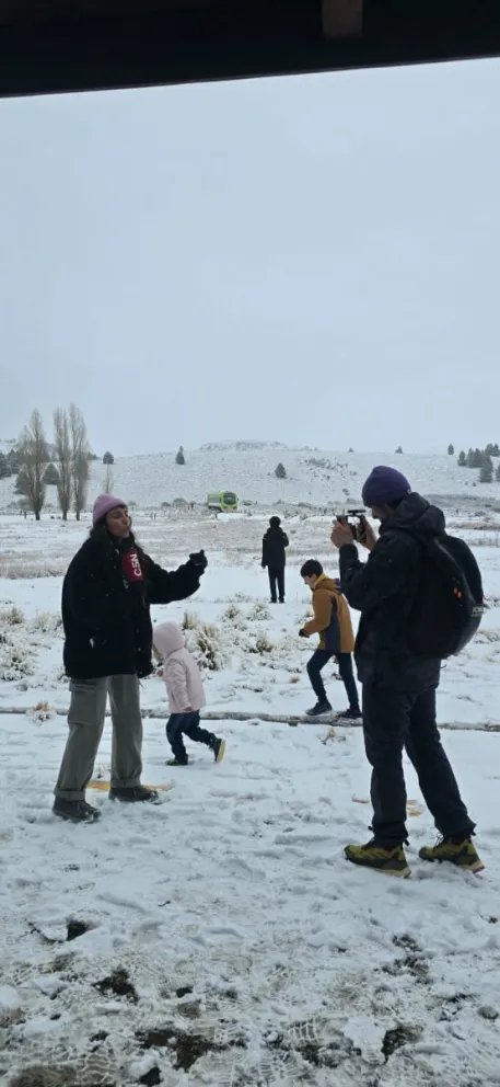 Vacaciones de invierno y nieve en Bariloche, a bordo del Tren Patagónico. Foto: gentileza