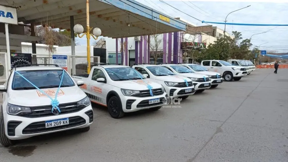 El 9 de julio el Municipio present&oacute; su nueva flota de veh&iacute;culos adquiridos a trav&eacute;s de un leasing con una entidad bancaria (foto archivo). 