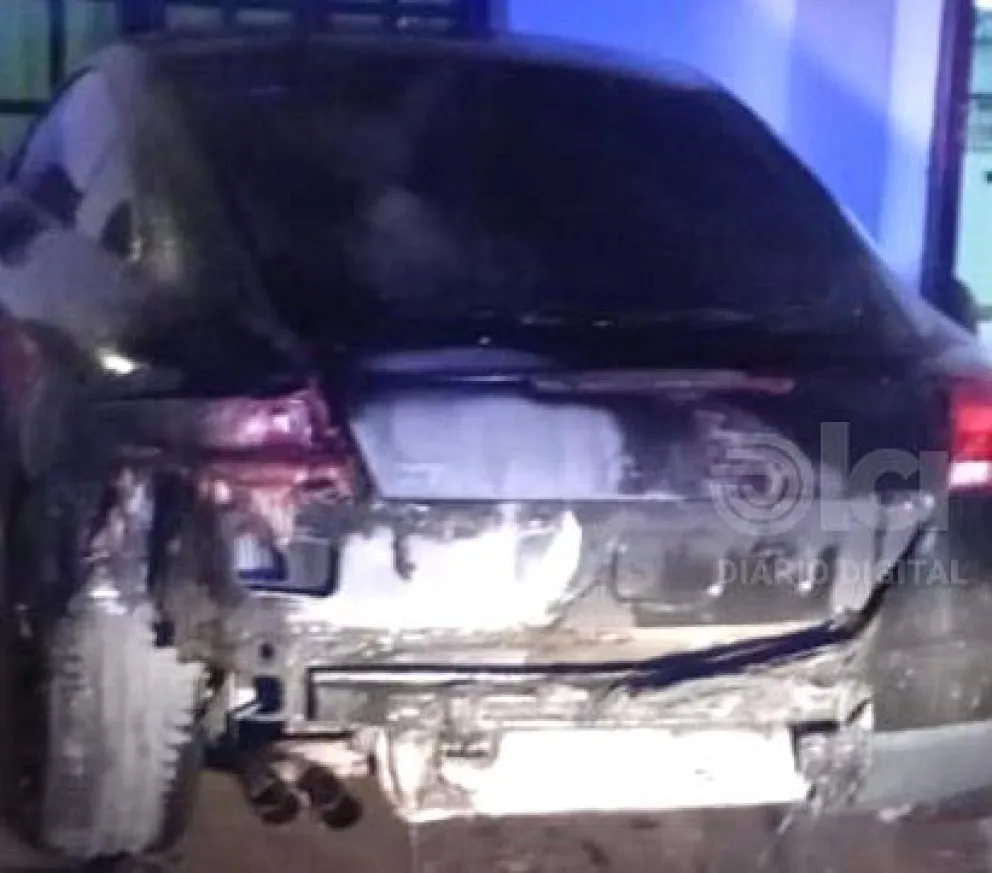 El hecho se produjo minutos antes de las 6 en calle Aluminé (foto gentileza).