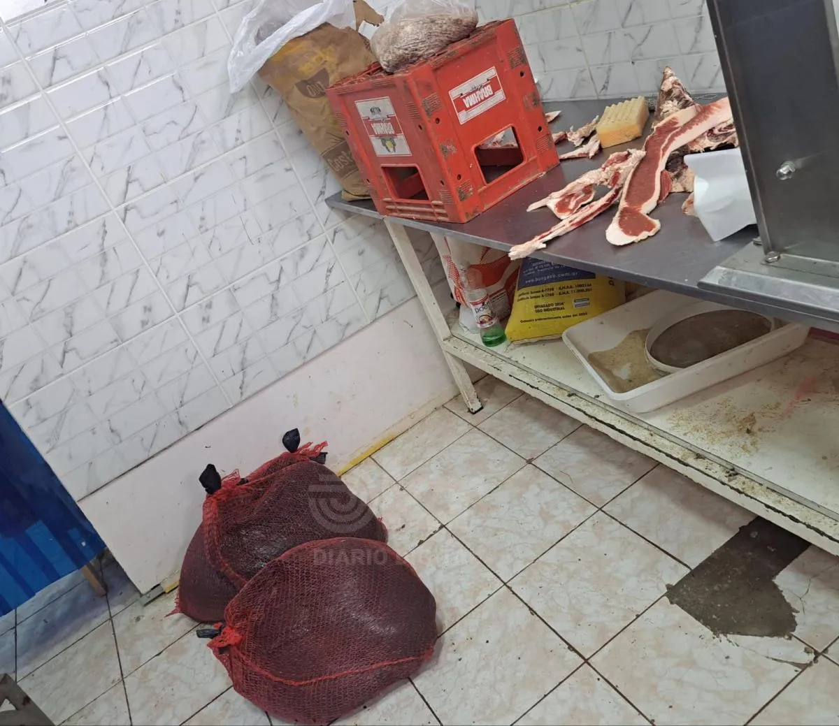 La carne fue llevada a un frigor&iacute;fico de Roca para su incineraci&oacute;n. 