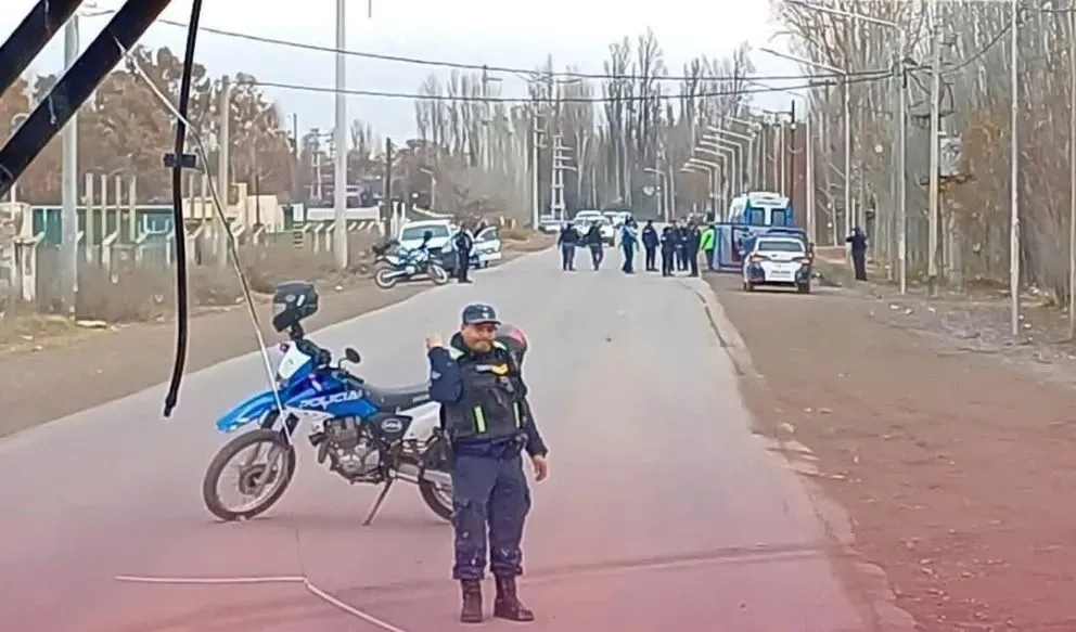El rodado se encontraba a la altura del predio del Neuquén Rugby Club. (Imagen gentileza)