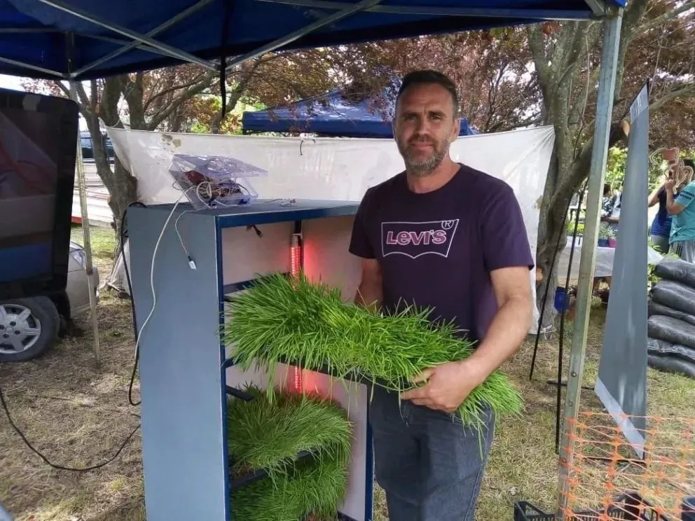 Juan Balogh está compitiendo con su emprendimiento Forrajetecnol