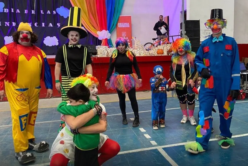 En el polideportivo Cumelen se hará la celebración del Día de las Infancias. (Foto archivo)