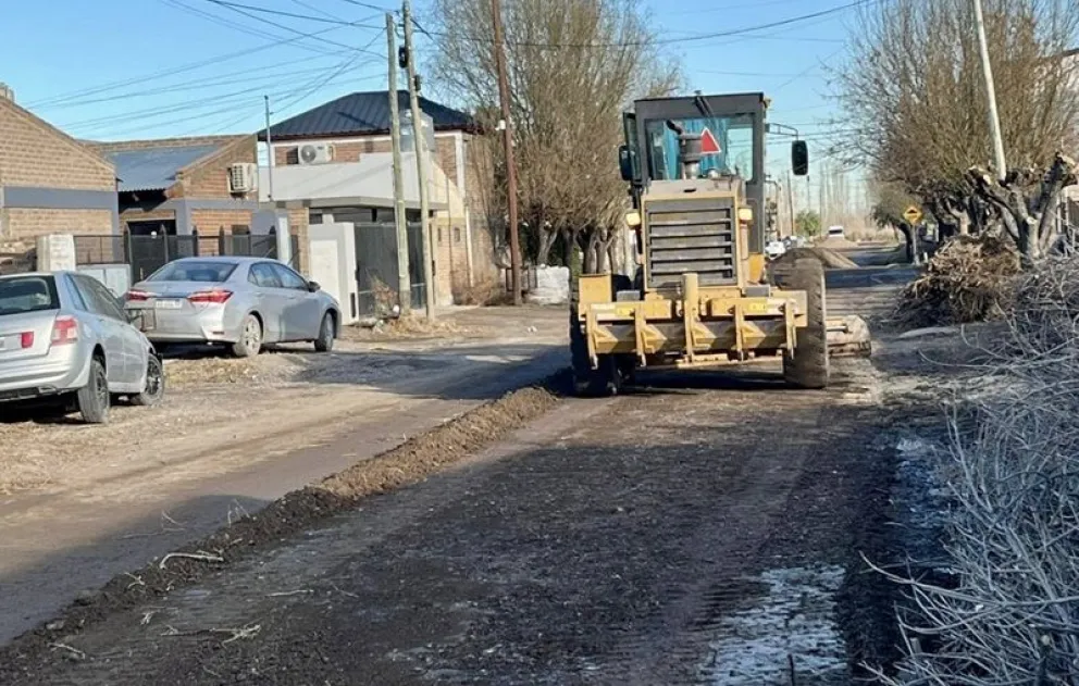 Los trabajos se están realizando en distintas calles de la ciudad. (Foto gentileza)