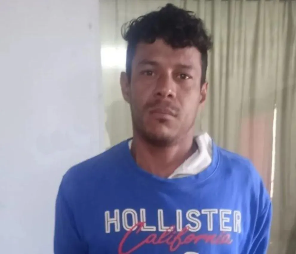 Fabián Alderete fue detenido en General Roca. Estaba prófugo por el crimen de Verónica Acevedo, ocurrido en Tucumán en 2024. Foto: (Gentileza ANR)