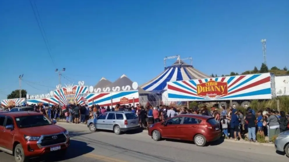 El circo está de gira por la región y quedó marcado por la polémica. El propietario explicó que los animales maltratados vivían en el espacio privado de uno de los integrantes del equipo. Foto: gentileza.