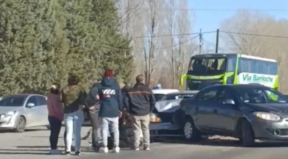 El tránsito en la ruta esta restringido. (Foto: ANRoca)