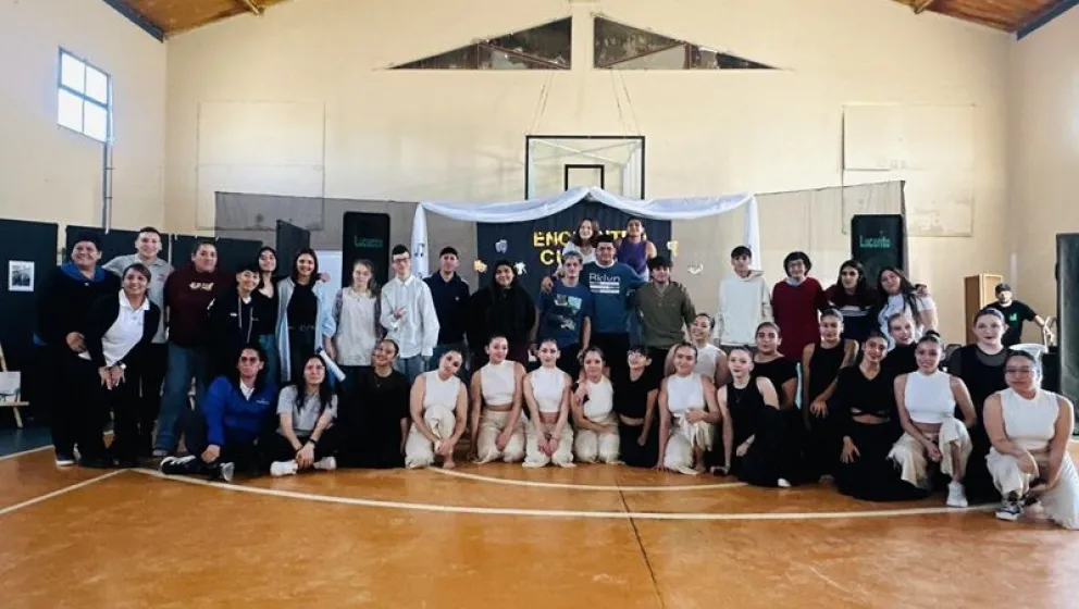 Se realizó en Huergo la instancia local de los Encuentros Culturales Rionegrino. (Fotos gentileza)