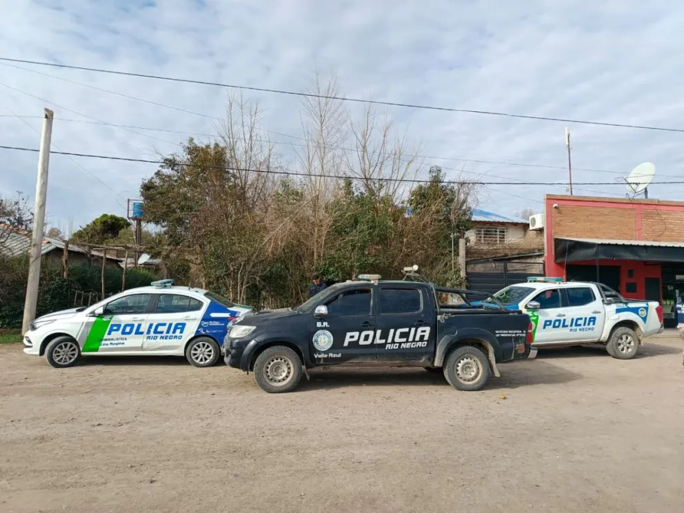 Todo se originó a partir de una denuncia radicada a mediados de la semana (Foto Policía RN).