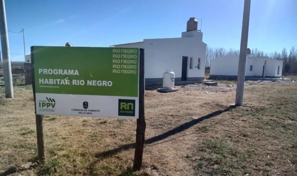 Este domingo se entregarán las cinco viviendas que se construyeron en Valle Azul.