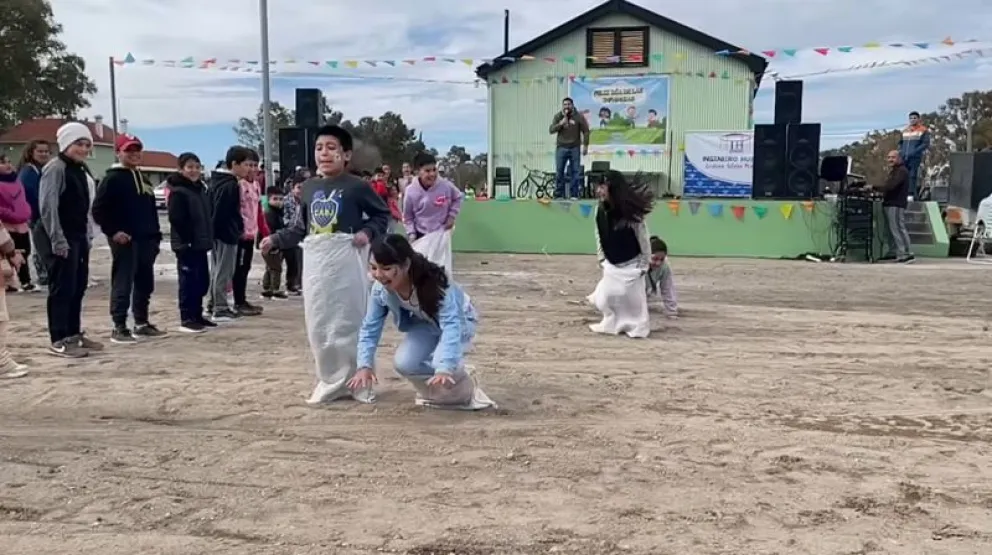 Este sábado se harán los festejos por el Día del Niño en Huergo. (Foto gentileza)