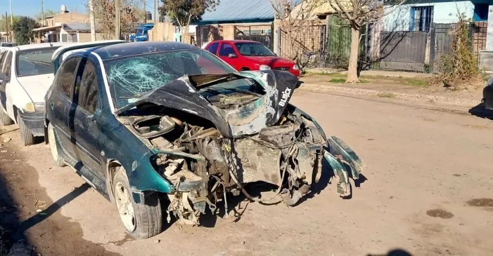 El hombre de 35 años circulaba a bordo de un Peugeot 206 color verde. (Foto gentileza)