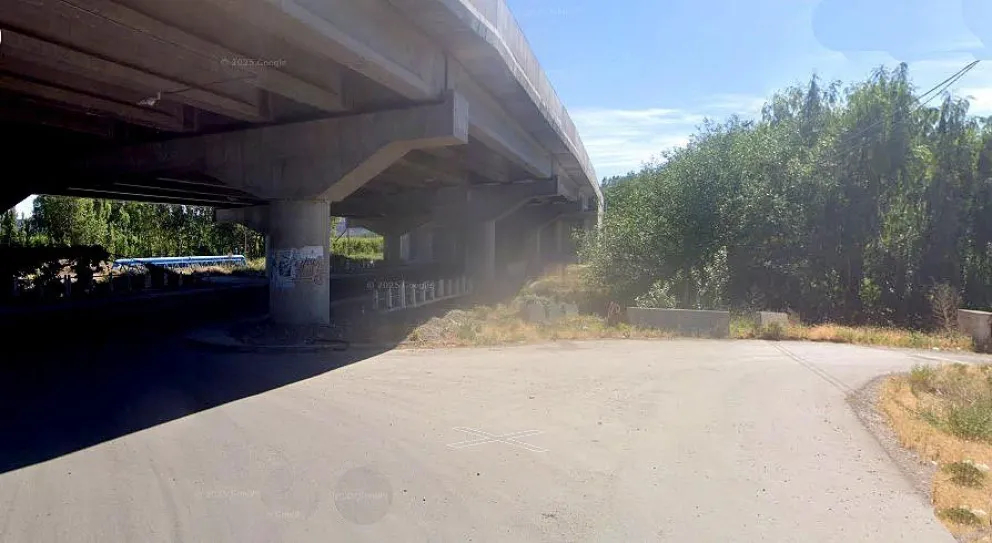 &Eacute;ste es el sector donde se produjo el fatal accidente que es materia de investigaci&oacute;n (Captura google maps).