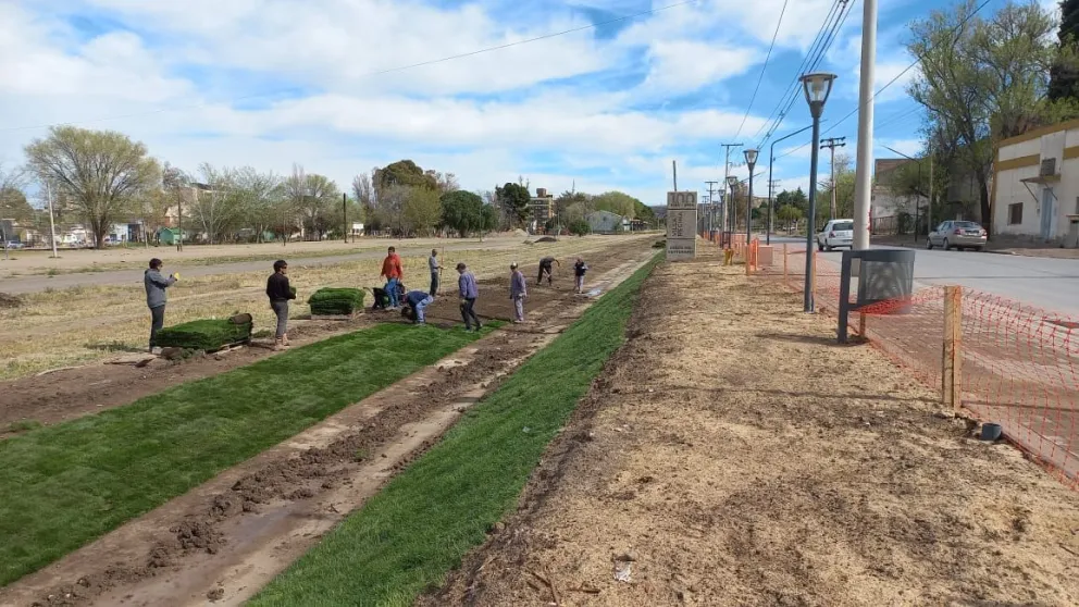 La estética del paseo en calle Los Nogales será similar al de avenida 9 de Julio. 