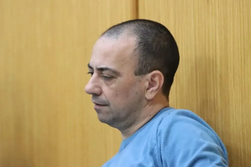 Cristian Toledo, uno de los tres policías imputados, brindó declaraciones ante el tribunal en el segundo juicio por el caso Solano. (Fotos Tania Domenicucci-ANR)