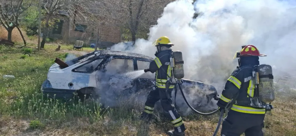 En el lugar trabajó una dotación con seis bomberos (Fotos Bomberos VR).