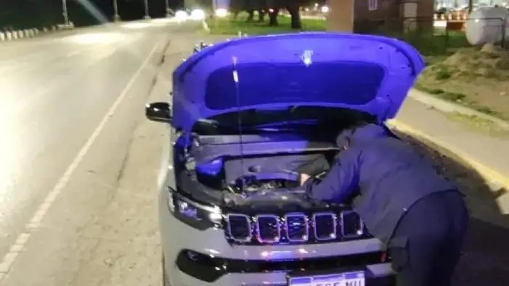 Se procedió al secuestro del vehículo (imagen gentileza)