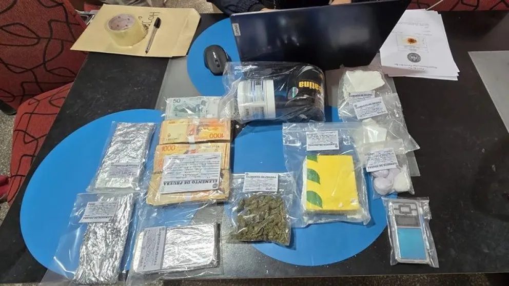 Los allanamientos se hicieron en forma coordinada en seis casas tras varios meses de investigación. Foto: gentileza