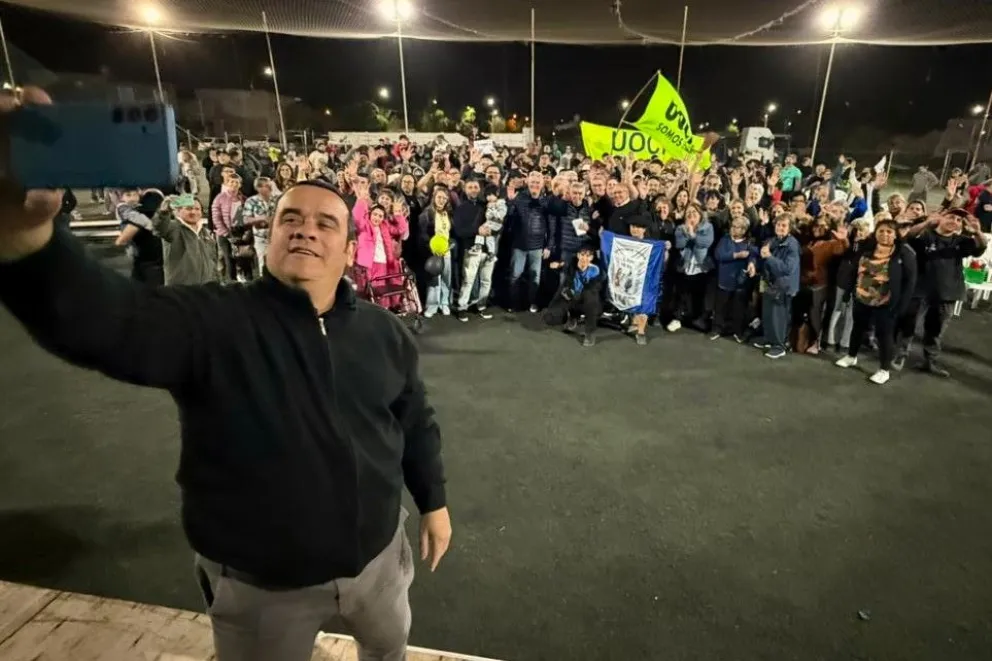 Más de 600 personas acompañaron a Facundo López.