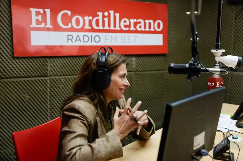 La candidata a senadora por JDRN, precisó que desde 2030, Rio Negro será uno de los principales exportadores de GNL a nivel mundial. Foto: Eugenia Neme