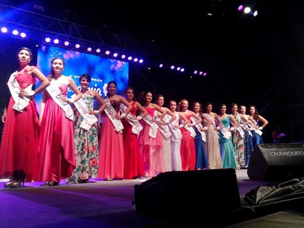 La última elección de la reina fue en el 2017. Foto: archivo Fiesta Provincial de la Vendimia 2015