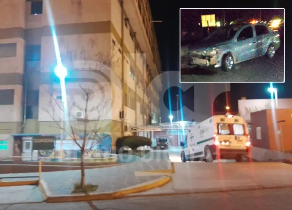 La automovilista perdió el control del auto en su intento por esquivar un perro. Foto LCR. 