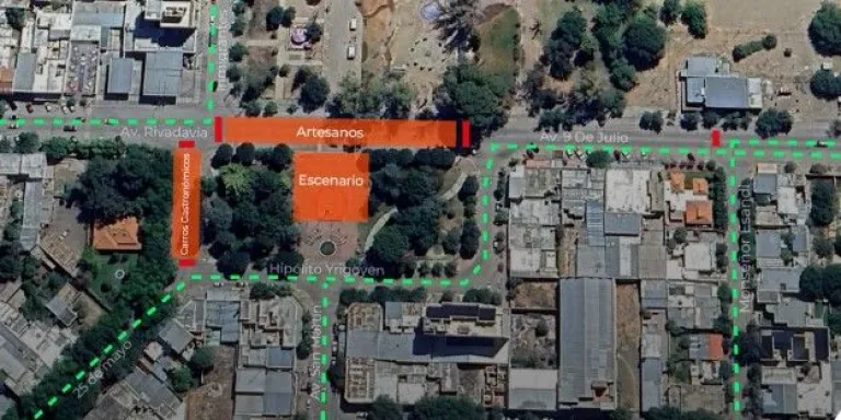 Los cortes en el tr&aacute;nsito se extender&aacute;n hasta la madrugada del domingo. Foto Municipio VR.