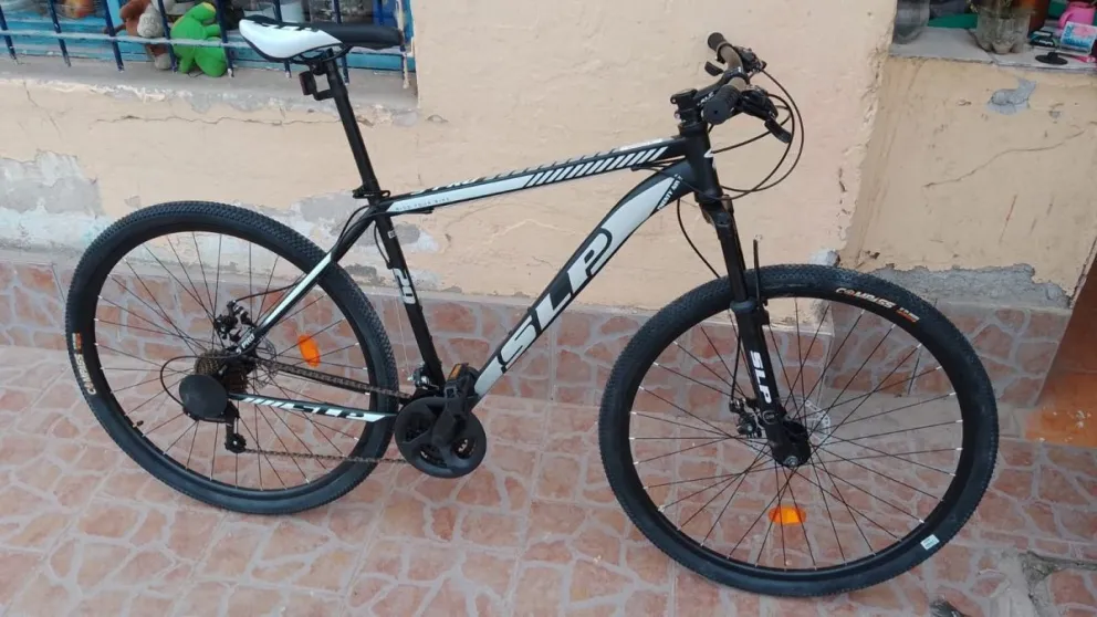 Se trata de una SLP, rodado 29. El ingreso al patio fue por calle San Luis. 