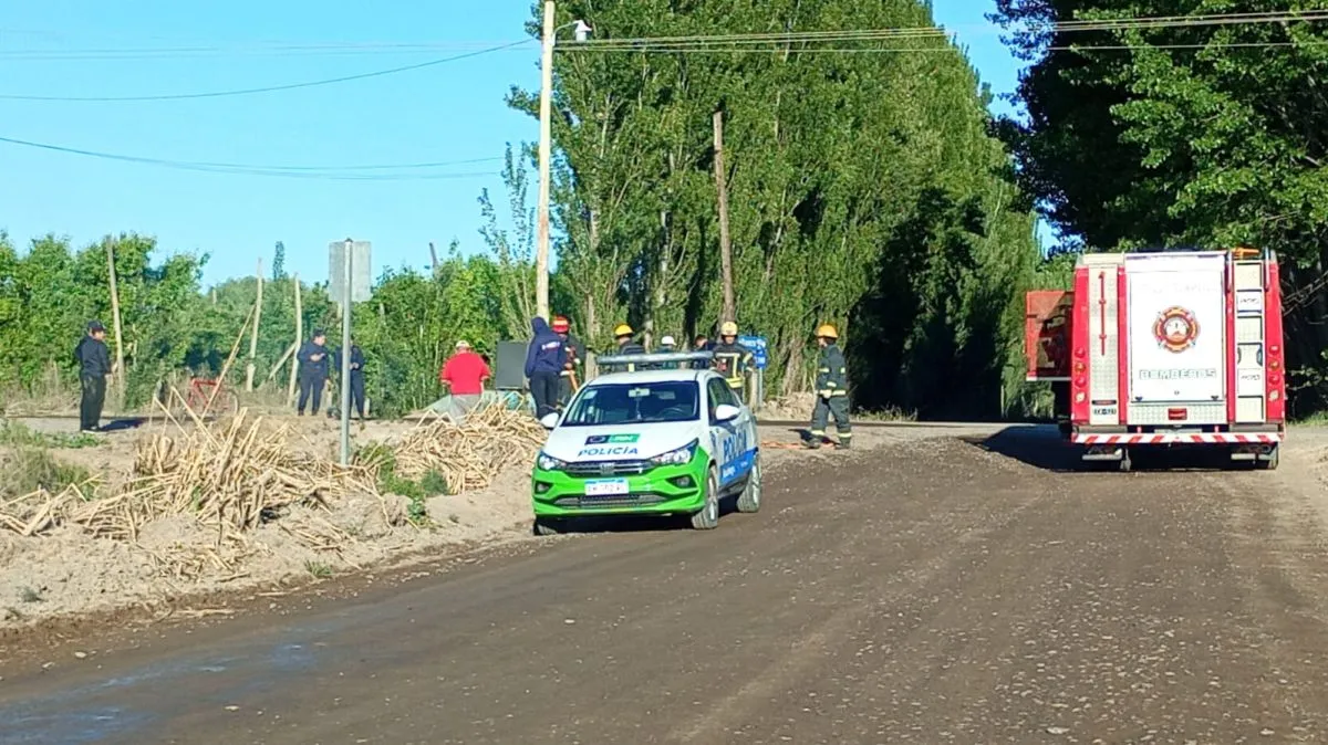 En el lugar trabajó policía, salud y bomberos. Foto gentileza Facundo.