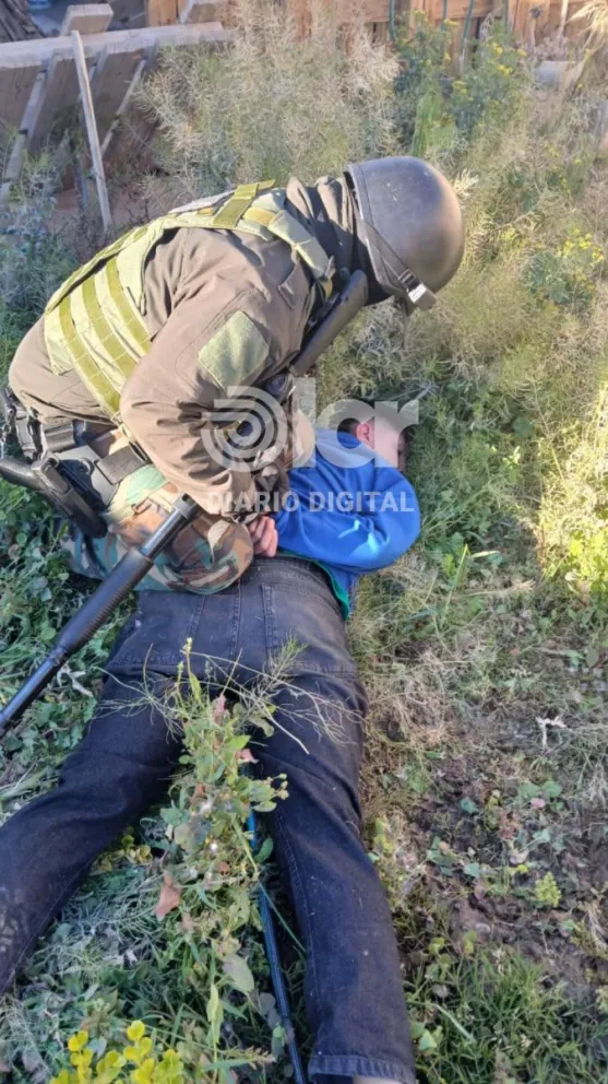 Los allanamientos comenzaron a las 7.30. Foto gentileza.