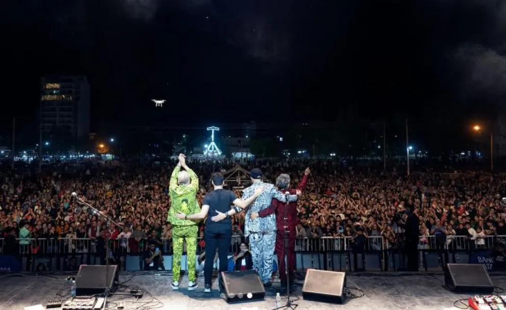 En el anterior aniversario, los espectáculos se hicieron el playón de estacionamiento del anfiteatro municipal. Foto: archivo