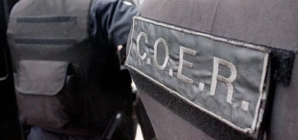 Efectivos del COER participaron del operativo realizado en Cipolletti, donde se detuvo a un sospechoso por el intento de robo en Roca. Foto: ilustrativa