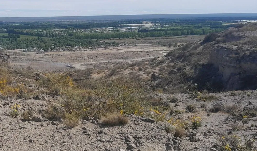 En la zona de bardas al norte de Godoy se disputará la carrera pedestre con recorridos de 6 y 16 kilómetros. Foto: gentileza