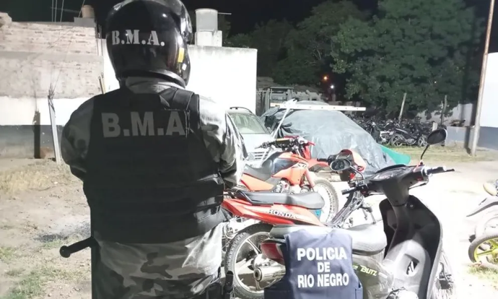 Las motos fueron retenidas por no contar con documentación e incumplir con normativas de tránsito. Foto: gentileza