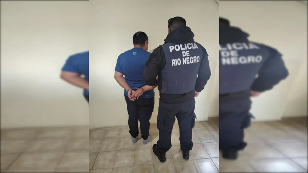 El hombre fue aprehendido por la policía tras ingresar a una vivienda y atacar a una pareja con un cuchillo. Foto: gentileza